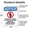 Signmission Safety Culture Sign, 18 in Width, Vinyl Decal, Rectangle OS-2PACK-NS-D-1824-V-11366 - alternate 2